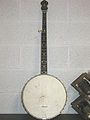 A 1903-era cello banjo in Destler's collection