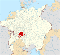 Duchy of Württemberg within the Holy Roman Empire (1618)