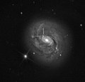 2018年11月出现在M77的II型超新星影像。弗吉尼亚州路易莎市使用16英寸AstroTech RC镜拍摄。