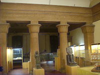 Gallery in the Egyptian collection