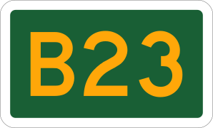 Alphanumeric route (used in ACT and partly NSW; note the white border)