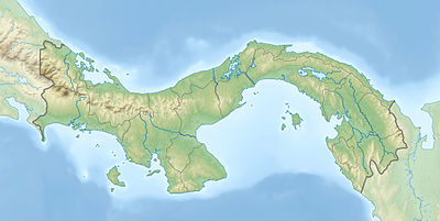 Location map Panama