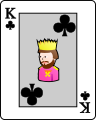 King of clubs