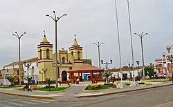 Main plaza of Moche