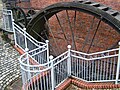 A suspension wheel at the Portland Basin Canal Warehouse