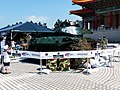 2013年台北市特战部队体验展《坦克世界》摊位与配合展示的M41A3坦克。