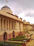 The Rashtrapati Bhawan was the residence of the British Viceroy, and now serves as the residence of the President of India. It was designed by Edwin Lutyens and completed in 1929.