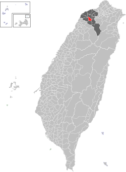 Location of Pingzhen