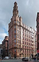 1910年竣工的兰卡斯特大楼是曼彻斯特的一栋典型仓库建筑