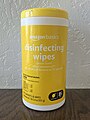 Amazon Basics disinfecting wipes