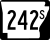 Highway 242S marker