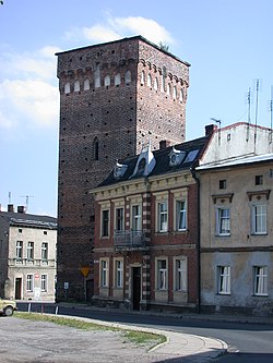 Medieval tower in Biała
