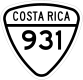 National Tertiary Route 931 shield}}