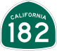 State Route 182 marker