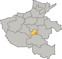 漯河市在河南省的地理位置