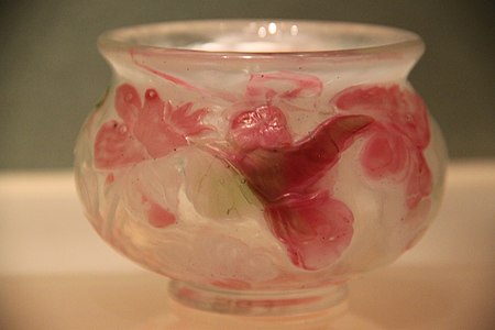 Begonia Rose cup by Émile Gallé (1894)