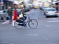 Cyclist in Cologne, Germany