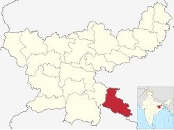 Location of East Singhbhum district in Jharkhand