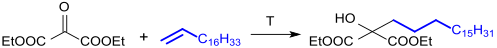 En-Reaktion mit Diethylmesoxalat