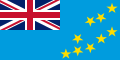 Flag of Tuvalu from 1 October 1978, to 1 October 1995.