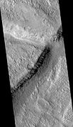 Mareotis Fossae Region, as seen by HiRISE. Image is located in Arcadia quadrangle