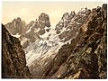The glacier of the Monte Cristallo and Piz Popena group (before 1900)