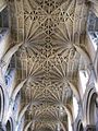 The chancel's pendant lierne vault