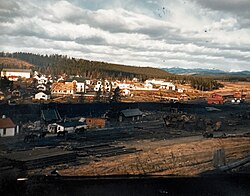Mercoal, shortly after mine closure, Spring 1960