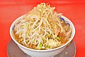 Ramen with mung bean sprout topping