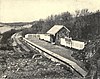 The former Recess Hotel Platform on the Galway to Clifden railway in 1906