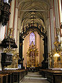 Nave of the Church of Assumption of the Blessed Virgin Mary in Toruń, where she was buried.