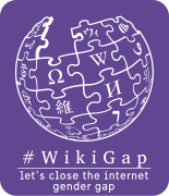 WikiGap Campagn, a project of Wikimedia Sweden