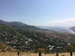 A view of Khashtarak and surrounding nature