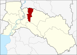 District location in Chachoengsao province