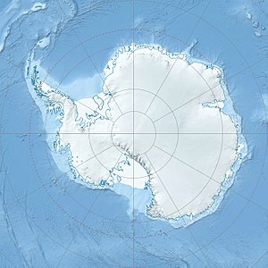 Location of Discovery Hut in Antarctica
