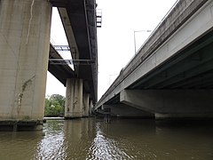 Underside of the Benning Bridge in 2018