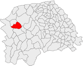 Location in Suceava County