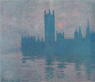 Das Parlamentsgebäude in London, Claude Monet, 1904