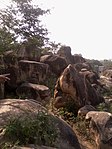 The area is dotted with such boulders