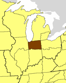 Location of the Diocese of Northern Indiana