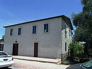 The Two Story Adobe House was built in 1918 and is located at 6738 N. 54th Drive. It is the largest adobe building in Glendale and listed as historical by the Glendale Historic Building Survey.