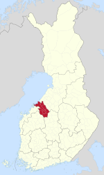 中波赫扬马区在芬兰的位置