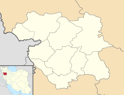 Saheb is located in Iran Kurdistan