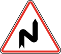 101.3 Succession of curves, first to right