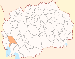 Location of Debarca municipality
