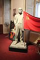 Lenin statue and the Soviet Union flag
