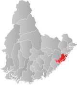Arendal within Agder