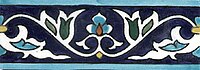 A tile border