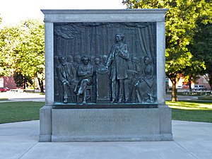 Lincoln - Douglas Debate, Quincy, October 13, 1858. (1936), Quincy, Illinois