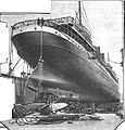 SS Mount Clay during refitting from changeover from USS DeKalb
